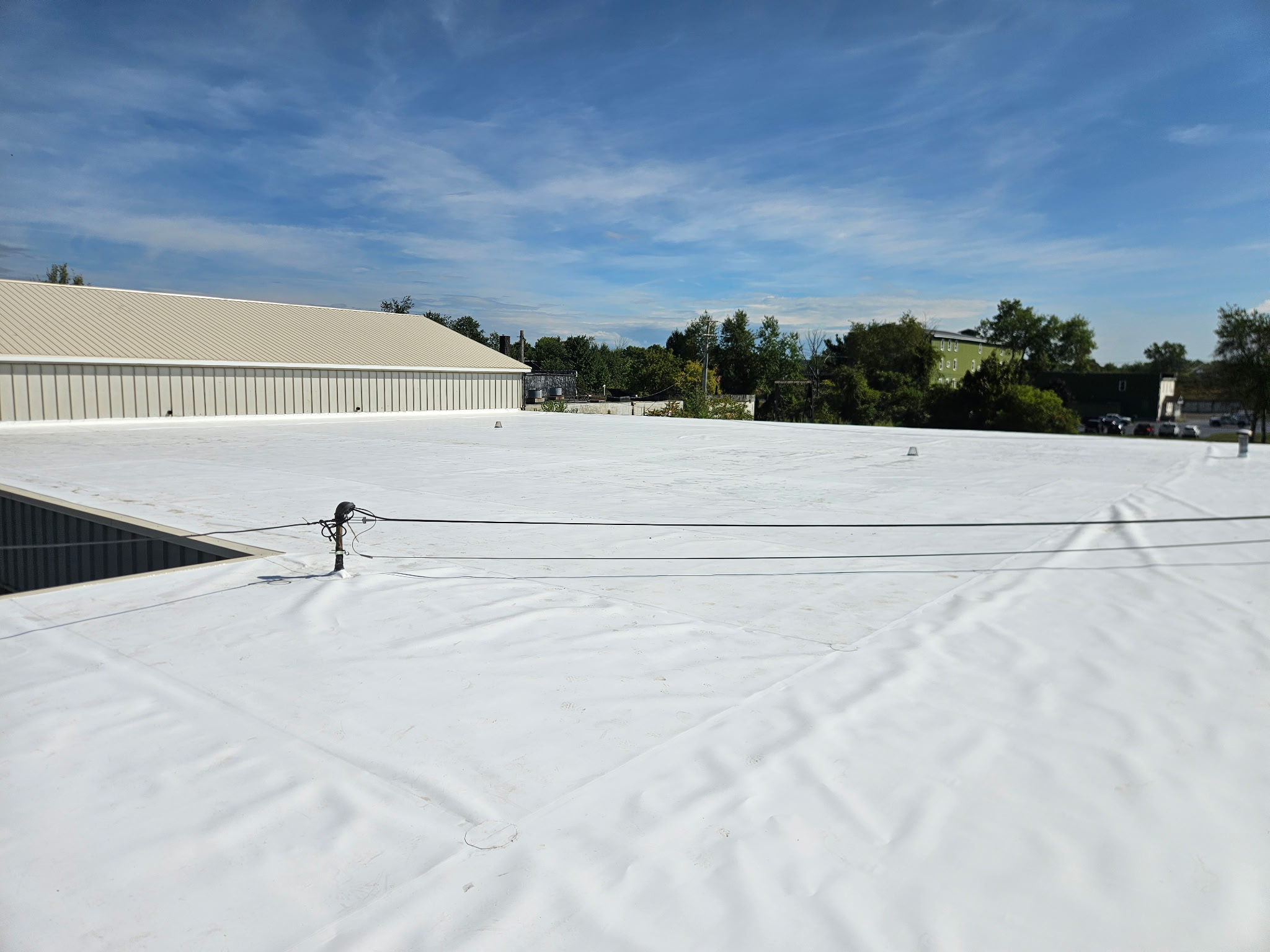 Commercial metal roof project