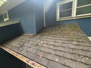 Worn roof needing repair